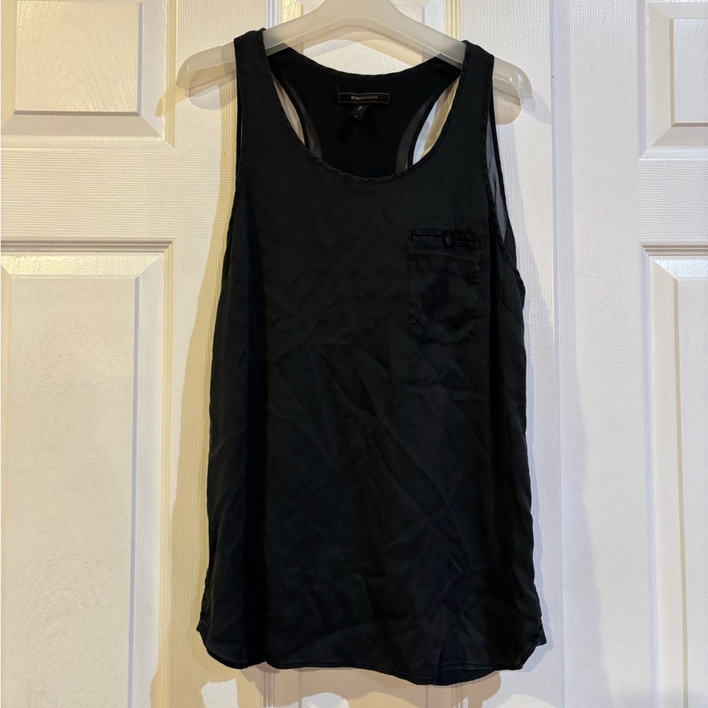 BCBGMaxAzria Black Tank Top